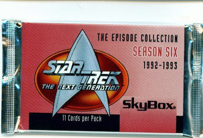 

Star Trek The Next Generation Season 6 Trading Card Pack(Multicolor)
