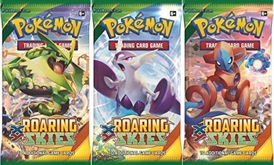 

Pokmon Trading Card Game: Xy - Roaring Skies Sealed Booster Pack X 4(Multicolor)