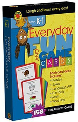 

Brighter Child Everyday Fun And Game Cards Grades K - 1 Flash Card(Multicolor)