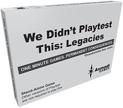 Asmadi Games We Didn'T Playtest This: Legacies Card Game(Multicolor)