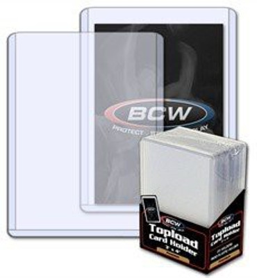 

BCW 3 X 4 Topload Card Holder Standard 25 Pack(Multicolor)