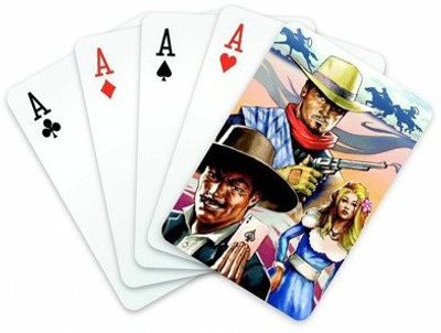 

Kikkerland Mini Cowboy Cards(Multicolor)