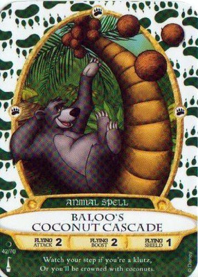 Sorcerers Mask of the Magic Kingdom Game, Walt Disney World - Card #42 - Baloo'S Coconut Cascade(Multicolor) available at flipkart for Rs.722
