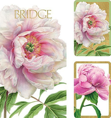 

Caspari Entertaining With Peonies Bridge Jumbo Type Gift Set (2-Score Pads)(Multicolor)