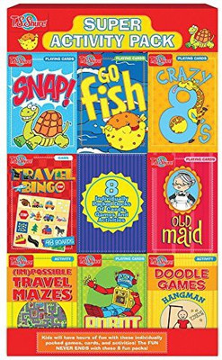 

T.S. Shure Super Activity Pack 8 Travel Games Cards(Multicolor)