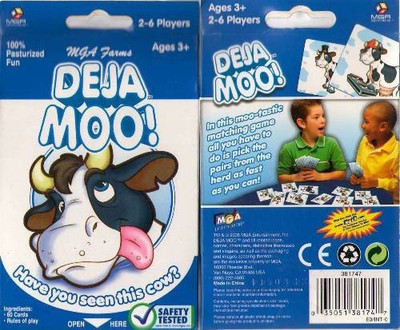 

Mga Deja Moo! Card Game Ages 3+(Multicolor)