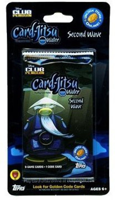 

Club Penguin Topps Cardjitsu Trading Card Game Water Series 5 Second Wave Booster Pack(Multicolor)