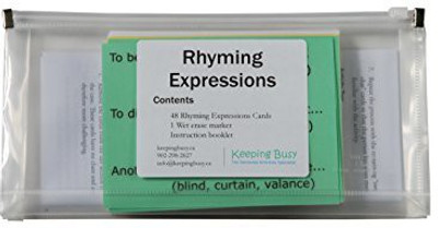 

Keeping Busy Rhyming Expressions Game For Dementia And Alzheimer'S(Multicolor)