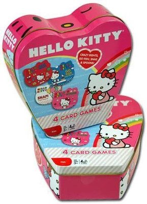 

Hello Kitty 4 Card Game Set(Multicolor)