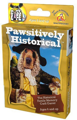 

ZooMania Games Pawsitively Historical Card Game(Multicolor)