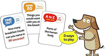 

Peaceable Kingdom Listmania - An A To Z Quick-List Card Game(Multicolor)