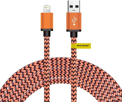 

Mobi Armor DFi Certified Original 3ft Nylon Braided Rugged ORANGE Lightning Cable(All Smartphones, Tablets and MP3 player, Orange, Sync and Charge Cable)