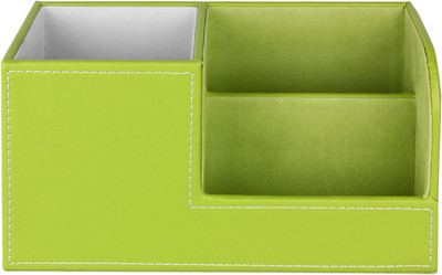 

FABBiTY 3 Compartments Faux Leather Organizer(Green)