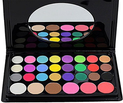 

Pure Vie Professional 30 Colors Eyeshadow Blush Concealer Palette Makeup Contouring Kit 50 g(Multicolor)