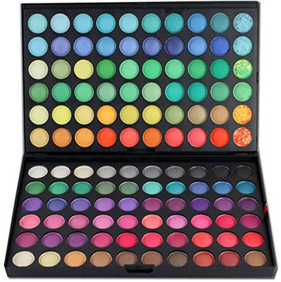

Roseflower Pro 120 Colors Eyeshadow Makeup Palette Cosemetic Contouring Kit #1 50 g(Multicolor)