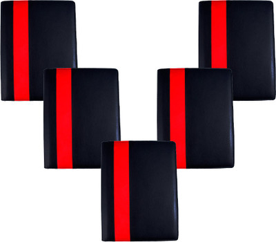 

COI Faux leather Stylish Black and Red File Folder /Document Folder(Set Of 5, Black, Red)