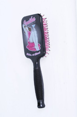 

IONIKA Professional Wide Paddle Brush With 'cocktail Bar' Slogan, Perfect For All Hair Types