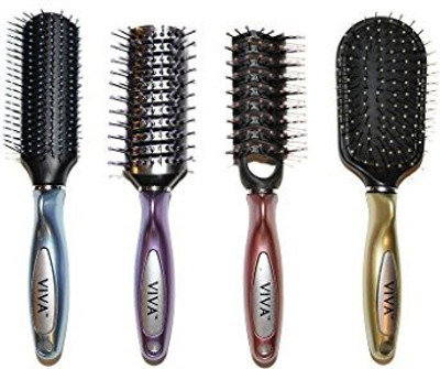 

Viva Brilliance Professional Hair Brush Set (4 Pack)