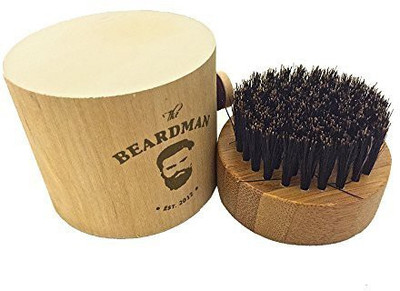 

The Beardman Beard Brush- 100% Boar Bristles - With A A Beautiful Wodden Gift Box