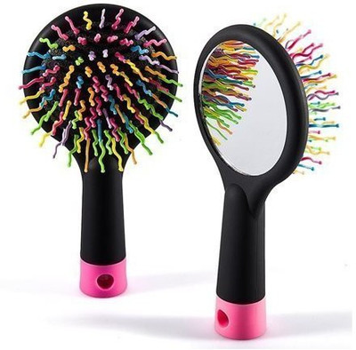 

Define Essentials My Rainbow Hair Brush With Hair Tie. (pink)