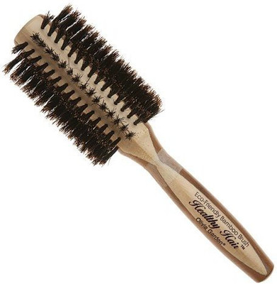 

Olivia Garden 2 1/2" 100% Natural Boar Bristles Round Hair Brush Eco-friendly Bamboo