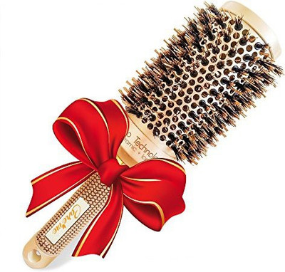 

Care me Boar Bristle Round Hair Brush (1.7 Inch) For Blow-dry Blowouts