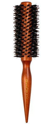 

Dianyi Styling Essentials Natural Boar Bristles Brush With Pin Tail, Round Hair Comb Twill 2.2-inch