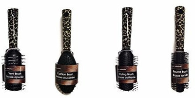 

Basic Solutions Leopard Print Hair Styling Brushes, 4-pc Set