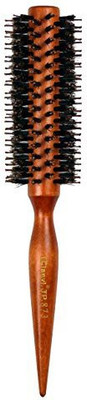 

Dianyi Styling Essentials Natural Boar Bristles Brush With Pin Tail, Round Hair Comb Ruled 2-inch