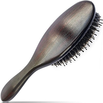 

Truly Genuine Beauty Boar Bristle Hair Brush - Detangles & Distributes Natural Oils From The Root To Your Ends