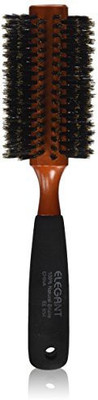 

Elegant Brushes Round Boar Wooden Brush, Brown, 2.5 Inch