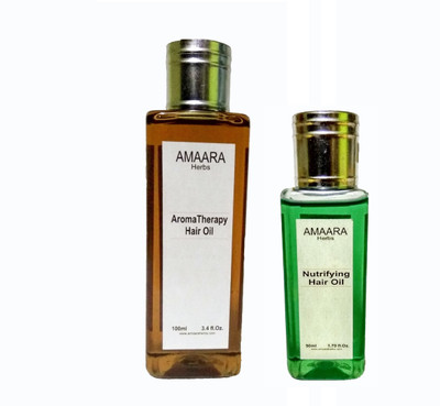 

Amaara Herbs Aroma thrapy & Nutrifying oil combo Hair Oil(250 ml)