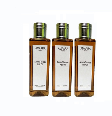 

Amaara Herbs Aroma Therapy Combo Pack of 3pcs (100ml) Hair Oil(300 ml)