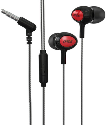 Artis E400M In-Ear Headphones with Mic. Headphone(Black, In the Ear) available at flipkart for Rs.499