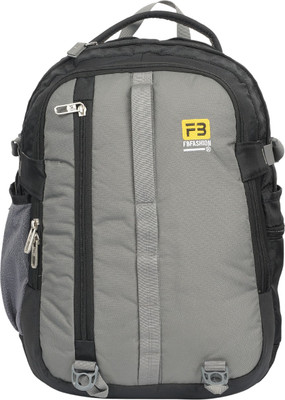 

FB Fashion 15.6 inch Laptop Backpack(Grey, Black), Black;grey
