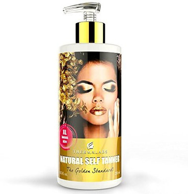 

Thermalabs Golden Standard Self Tanner: Get a Bronzed and Healthy Tan! Sunless Tanning Lotion(250 ml)