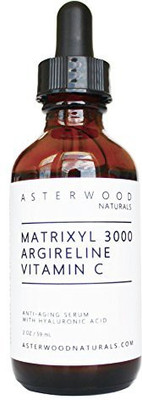 

Asterwood Naturals Matrixyl 3000 30% + Argireline 30% + Vitamin C 20% Serum(59 ml)