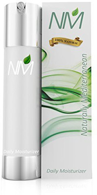 

Naturally Mediterranean Facial Moisturizer Cream With Aloe Vera, Argan Oil, Jojoba, Vitamin E And Airless Pump(47.8946 g)