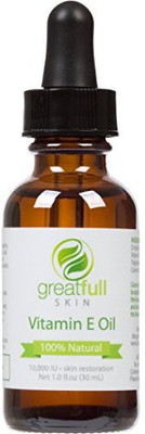 

GreatFull Skin 10000 Iu Natural Vitamin E Oil For Scars, And Stretch Marks, Unscented(30 ml)