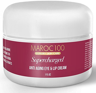 

Maroc100 Organic Anti Aging Eye & Lip Cream Supercharged Natural(28.34 g)