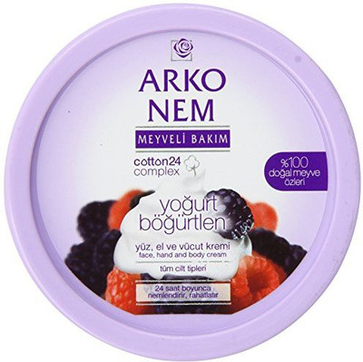 

Arko Nem Yoghurt And Blackberry Face Hand And Body Cream(300 g)