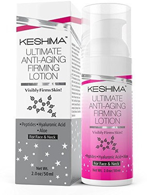 

Keshima Face & Neck Firming Cream Lotion Tightens Loose And Sagging Skin Smooths Wrinkles And Fine Lines(50 ml)