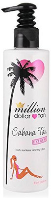 

Million Dollar Tan Cabana Tan Extreme Dark Sunless Tanning Lotion(236 ml)