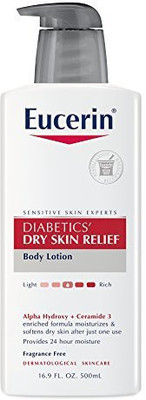

Eucerin Diabetics' Dry Skin Relief Body Lotion, 16.9 Ounce(499.733 ml)