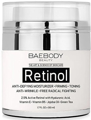 

Baebody Retinol Moisturizer Cream For Face And Eye Area - With 2.5% Active Retinol(50 ml)