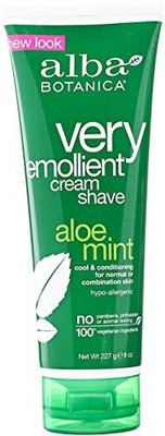 

Alba Botanica Moisturizing Cream Shave Aloe Mint(227 g)