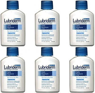 

Lubriderm Daily Moisture Lotion Fragrance Free Travel Size (pack Of 6)(473 ml)