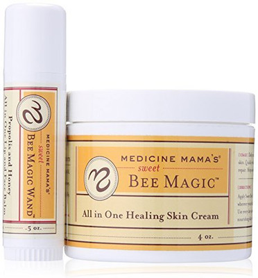 

Medicine Mama's Apothecary Sweet Bee Magic And Lip Balm, Organic Skincare Set(127.53 g)