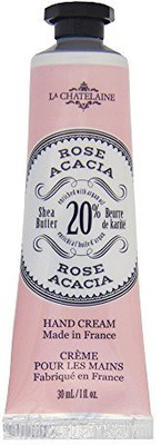 

La Chatelaine 20 % Shea Butter Travel Size Natural Daily Mosturizing Care Hand Cream, Rose Acacia(30 ml)