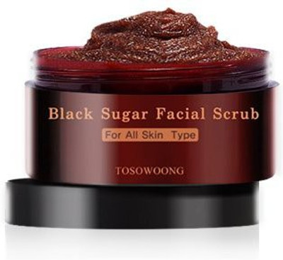 

TOSOWOONG Blacksugar scrub /black head removal/scrubbing effect/Elastic+moisturizing boost/cosmetics(160 g)